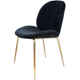 Стул Vigo TM110/2 Black/Brass