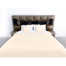 Покрывало стеганое волна Barkhat 203 светло-бежевое 200x220 см