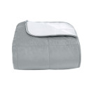 Покрывало стеганое квадрат Barkhat 237 серое 200x220 см