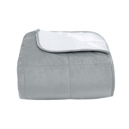 Покрывало стеганое квадрат Barkhat 237 серое 200x220 см