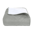 Покрывало стеганое мозаика Barkhat 129 серебряное 220x220 см