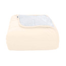 Покрывало стеганое полоса Barkhat 203 светло-бежевое 160x240 см