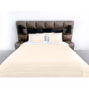 Покрывало стеганое полоса Barkhat 203 светло-бежевое 160x240 см