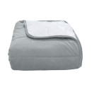 Покрывало стеганое полоса Barkhat 237 серое 150x220 см