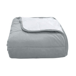 Покрывало стеганое полоса Barkhat 237 серое 130x240 см