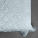 Покривало стьогане ромб Sparta 15 блакитно-сіре 240х240 см