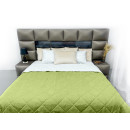 Покривало стьогане ромб Sparta 40 зелене 200x220 см