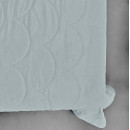 Покривало стьогане черепиця Sparta 15 блакитно-сіре 200x220 см