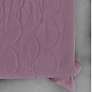 Покривало стьогане черепиця Sparta 26 темно-рожеве 220х220 см