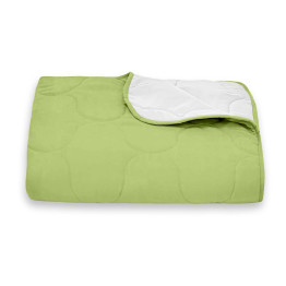 Покрывало стеганое элипс Sparta 40 зеленое 200x220 см