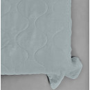 Покрывало стеганое волна Sparta 15 серо-голубое 200x220 см