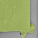 Покривало стьогане хвиля Sparta 40 зелене 150х220 см