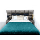 Покрывало стеганое волна Sparta 47 аквамарин 240х260 см