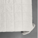 Покривало стьогане квадрат Sparta 09 світло-сіре 240х260 см