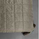 Покривало стьогане квадрат Sparta 38 коричневе 220х220 см