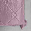 Покрывало стеганое лабиринт Sparta 26 темно-розовое 240х240 см