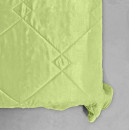 Покрывало стеганое лабиринт Sparta 40 зеленое 130x240 см