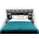 Покривало стьогане лабіринт Sparta 47 аквамарин 240х260 см