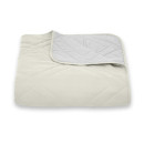 Покривало стьогане мозаїка Sparta 05 молочне 220х220 см