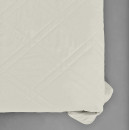 Покривало стьогане мозаїка Sparta 05 молочне 220х220 см