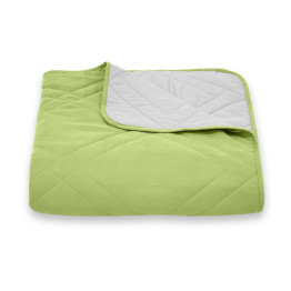 Покрывало стеганое мозаика Sparta 40 зеленое 150х220 см