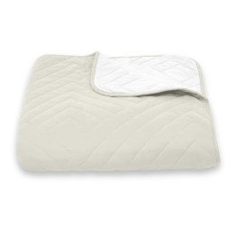 Покрывало стеганое пирамида Sparta 05 молочное 220х220 см