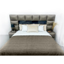 Покривало стьогане смуга Sparta 38 коричневе 220х240 см