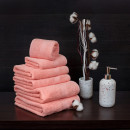 Полотенце для лица 1001 махровое 50х90 см (бордюр КОСИЧКА) персиковый 1162