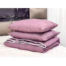 Ковдра демісезонна зі стрічкою 155х215 см Dusky Orchid