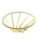 Стіл Favor SM225 Clear/Gold