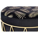 Табурет Mateo T225 Black / Gold