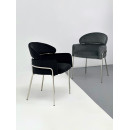 Стул Oslo TM125 Black/Silver