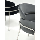 Стул Oslo TM125 Black/Silver