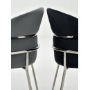 Стул Oslo TM125 Black/Silver