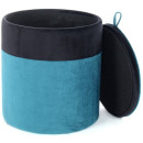 Пуф Aram T125 Black/Green