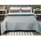 Покрывало Double face rombus Grey/Indian Teal 140x215 см