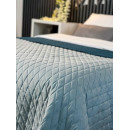 Покривало Double face rombus Grey/Indian Teal 140x215 см