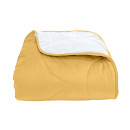 Покрывало стеганое черепица Barkhat 207 золотое 220x240 см