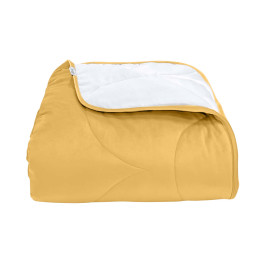 Покрывало стеганое черепица Barkhat 207 золотое 220x240 см