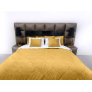 Покрывало стеганое черепица Barkhat 207 золотое 220x240 см