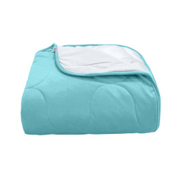 Покрывало стеганое элипс Barkhat 131 бирюзовый 150x220 см