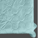 Покривало стьогане еліпс Barkhat 224 блакитне 220x240 см