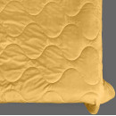 Покрывало стеганое волна Barkhat 207 золотое 220x220 см