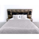 Покрывало стеганое волна Barkhat 238 светло-серый 220x220 см