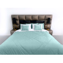 Покрывало стеганое лабиринт Barkhat 224 голубое 130x240 см