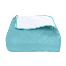 Покривало стьогане мозаїка Barkhat 131 бірюзовий 220x240 см