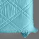 Покривало стьогане мозаїка Barkhat 131 бірюзовий 220x240 см