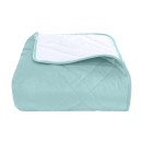 Покрывало стеганое мозаика Barkhat 224 голубое 150x220 см