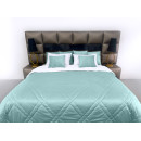 Покрывало стеганое мозаика Barkhat 224 голубое 150x220 см