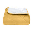 Покрывало стеганое ромб Barkhat 207 золотое 220x240 см